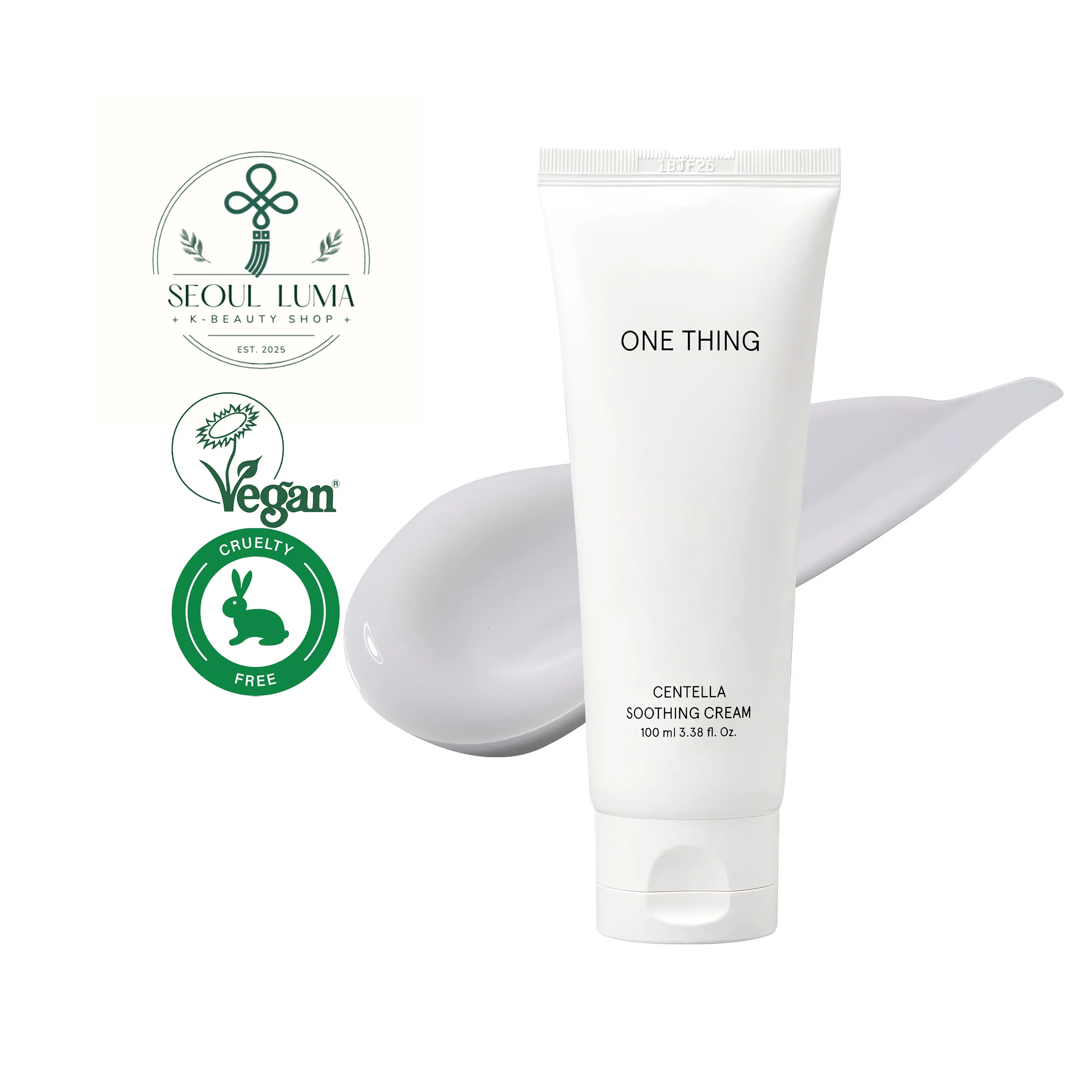 ONE THING Centella Soothing Cream with centella asiatica extract for daily skincare routine and skin comfort